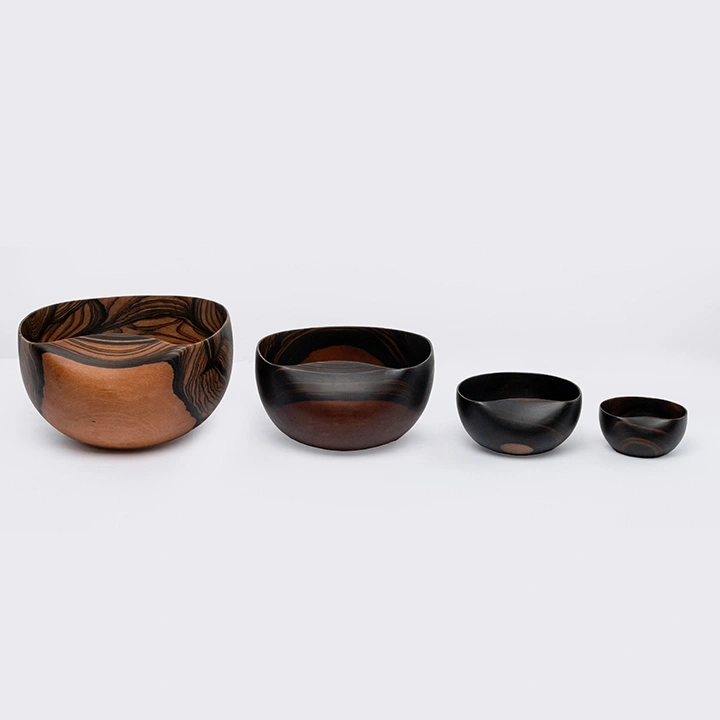 Eclipse handcrafted Bowls, detail