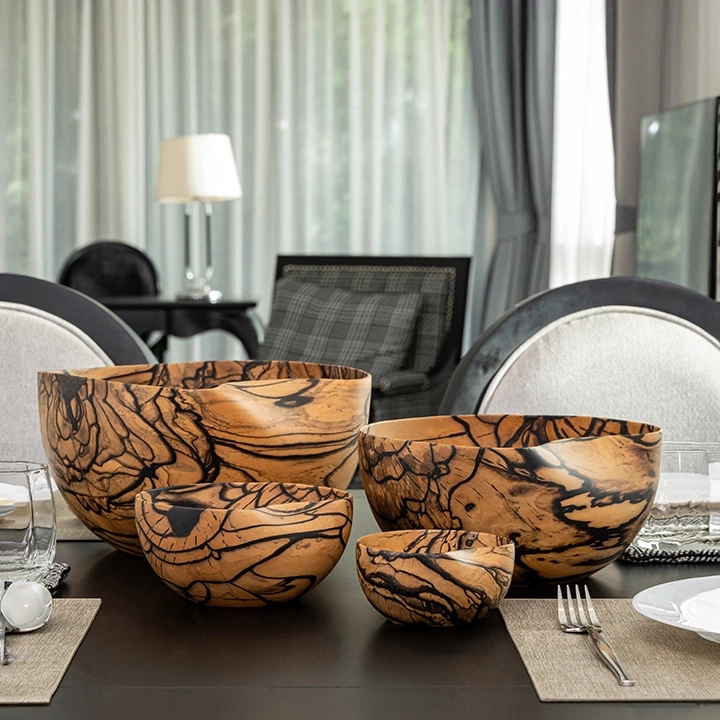 Eclipse handcrafted Bowls, styled in an interior