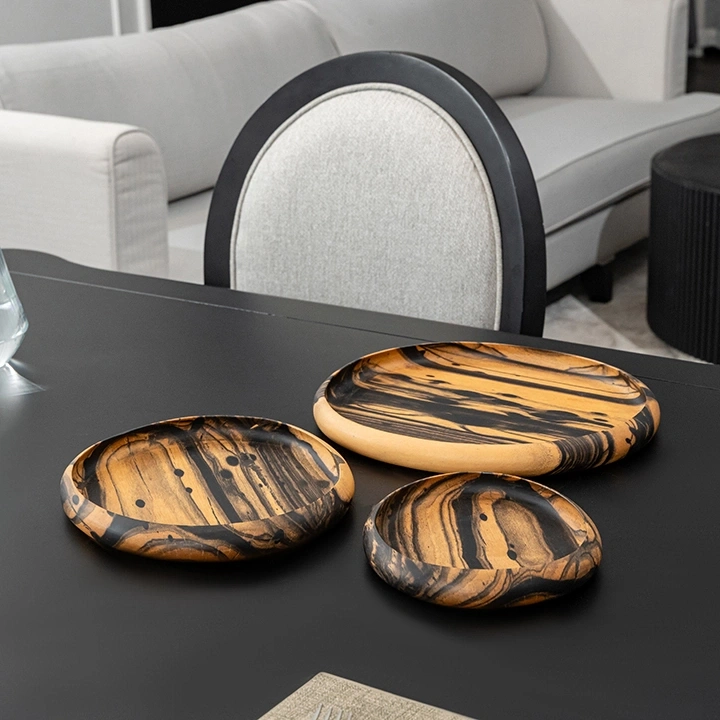 Pino handcrafted Platters & plates, styled in an interior