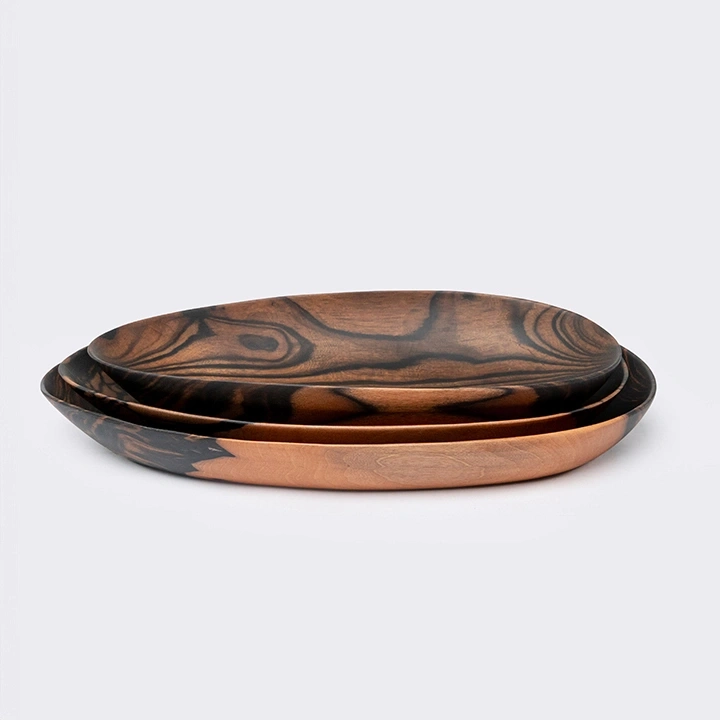 Thea handcrafted Platters & plates, detail