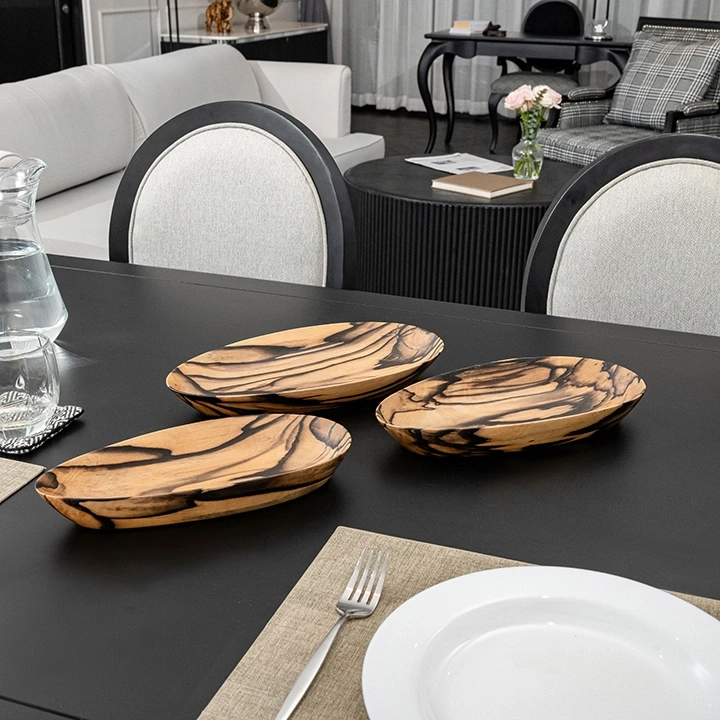 Thea handcrafted Platters & plates, styled in an interior