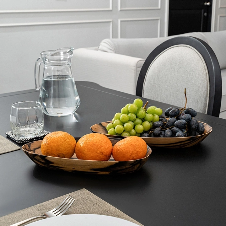 Thea handcrafted Platters & plates, styled in an interior