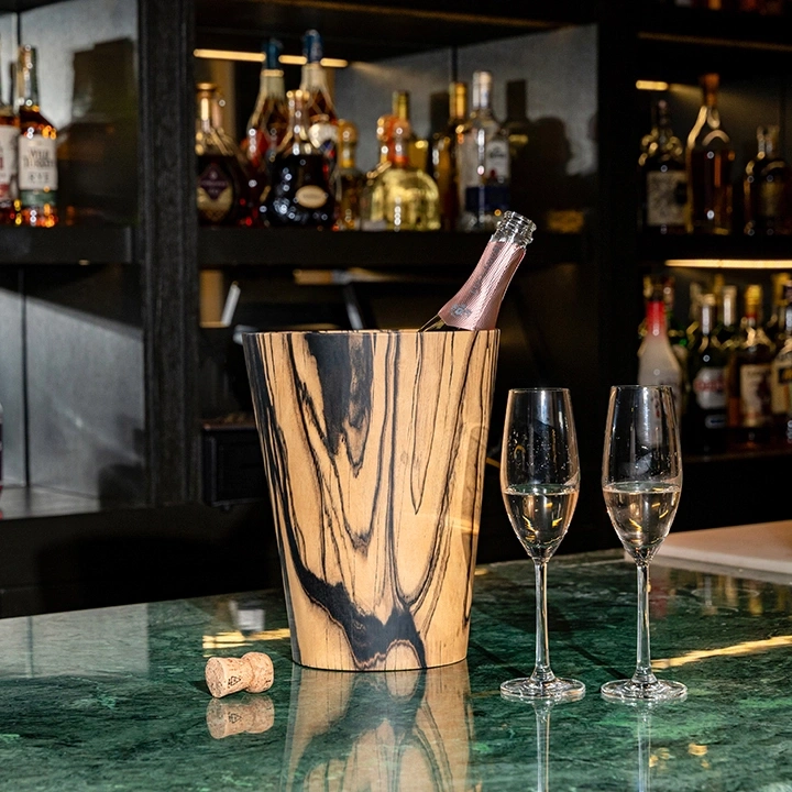 Mai Yen handcrafted Placemats, Coasters & Wine Buckets, styled in an interior