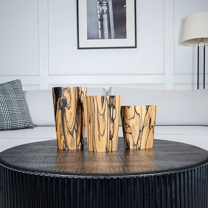 Selah handcrafted Vases, styled in an interior