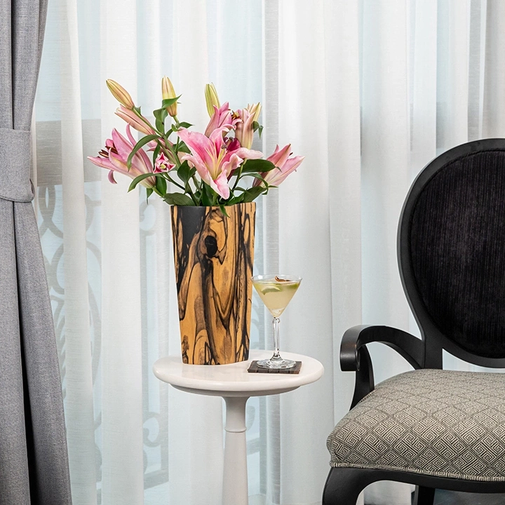 Selah handcrafted Vases, styled in an interior