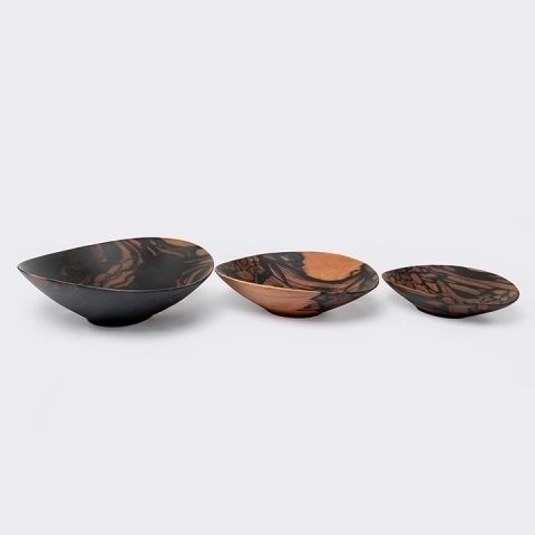 Bucolic handcrafted Bowls, collection view