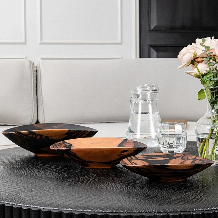 Bucolic handcrafted Bowls, styled in an interior