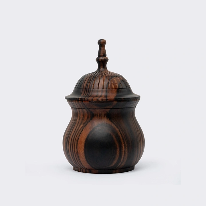 Holy handcrafted Boxes & Jars, detail