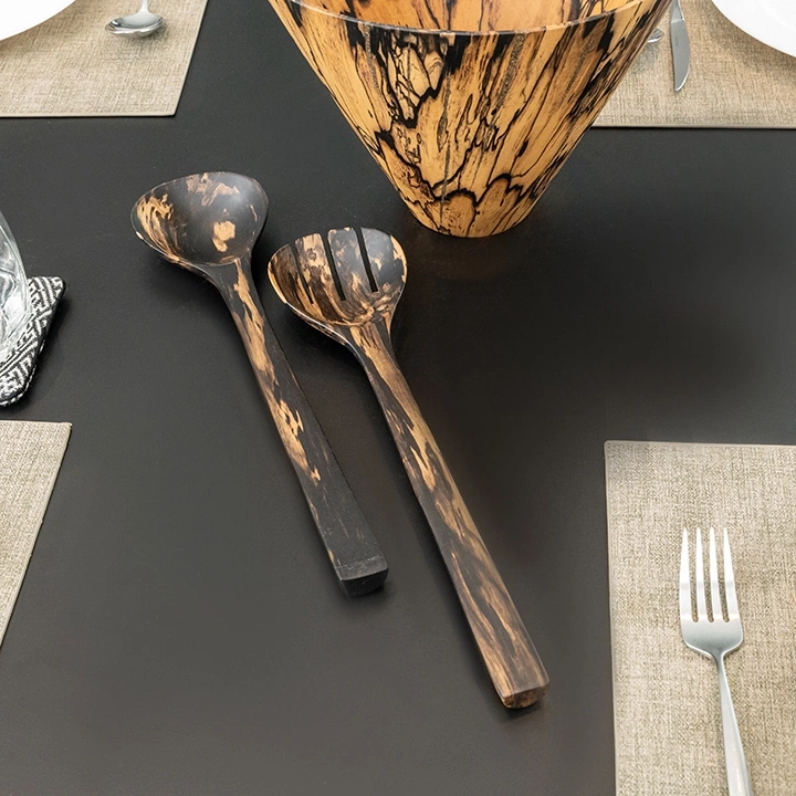 Rake handcrafted Chopsticks, Spoons & Salad Servers, styled in an interior
