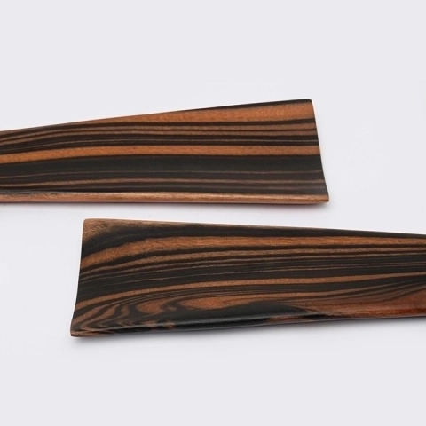 Spear handcrafted Chopsticks, Spoons & Salad Servers, detail