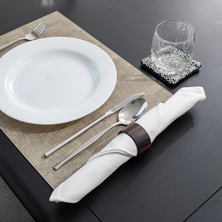 Monocle handcrafted Napkin Rings, styled in an interior