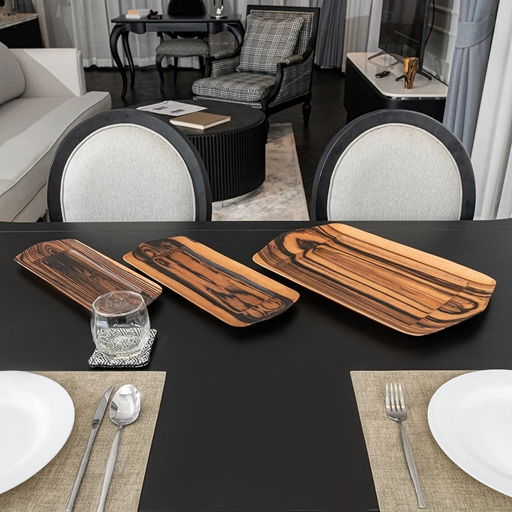 Piana handcrafted Condiment trays & trays, styled in an interior