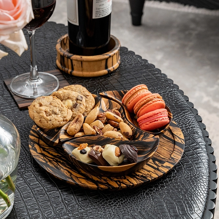 Nautica handcrafted Condiment trays & trays, styled in an interior
