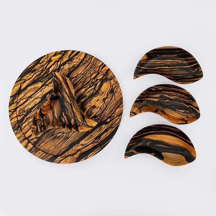 Nautica handcrafted Condiment trays & trays, detail