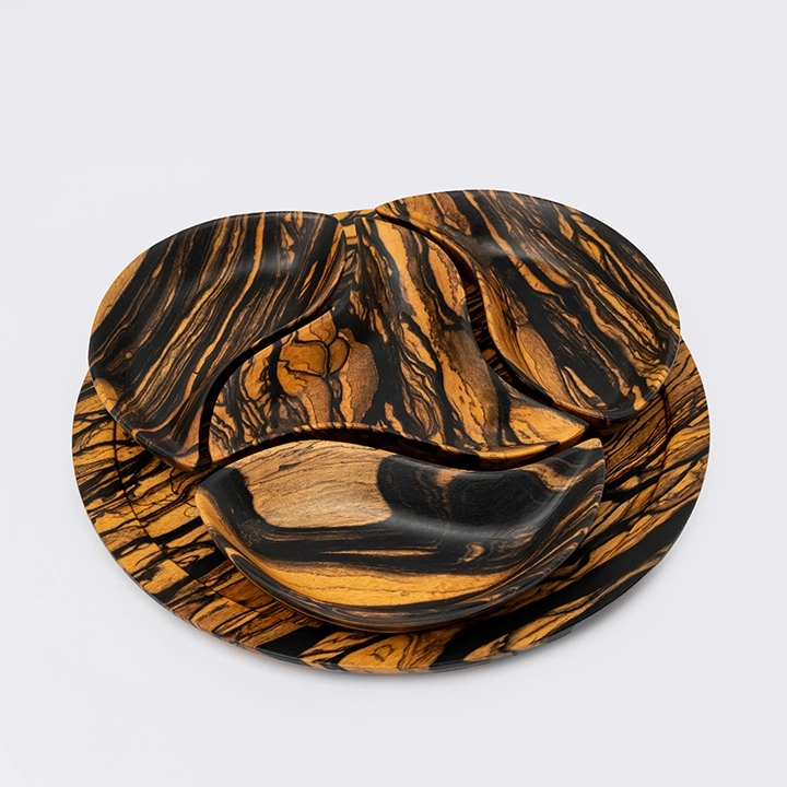 Nautica handcrafted Condiment trays & trays, detail