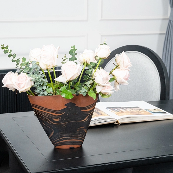 Hayley handcrafted Vases, styled in an interior