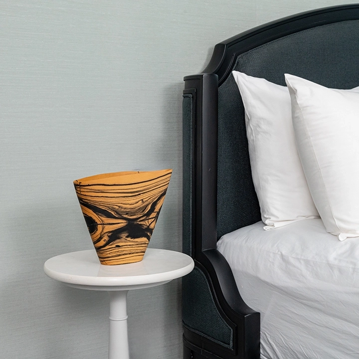 Hayley handcrafted Vases, styled in an interior