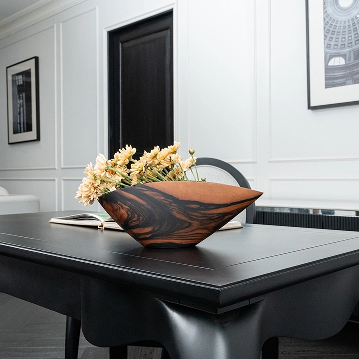 Brianna handcrafted Vases, styled in an interior