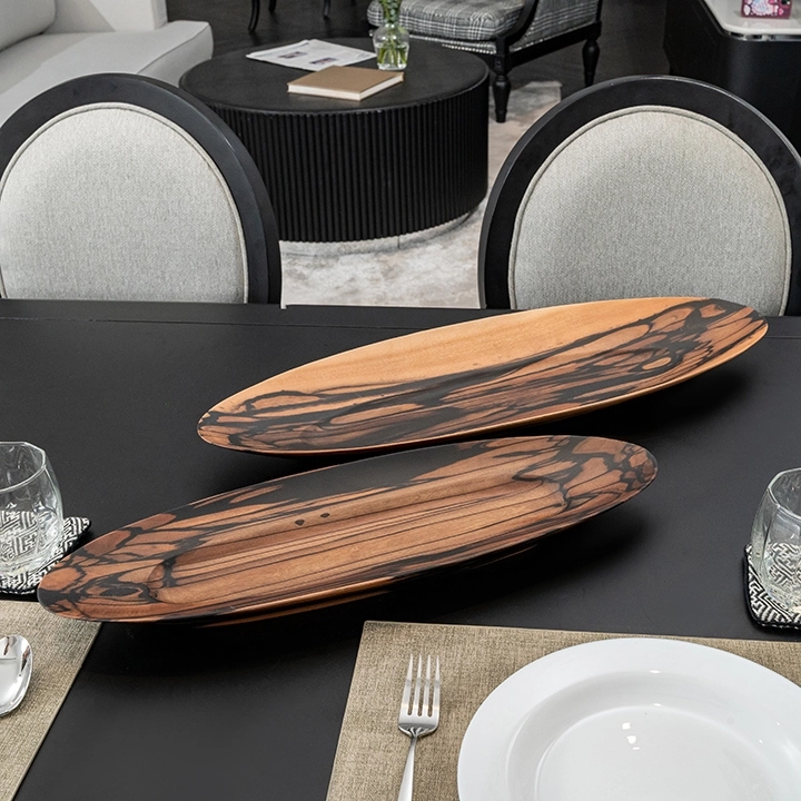 Evelyn handcrafted Platters & plates, styled in an interior