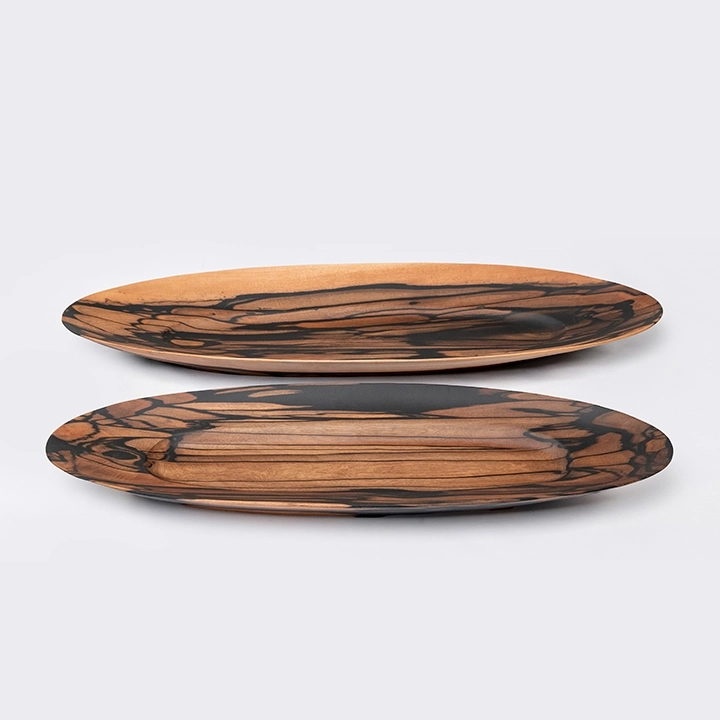 Evelyn handcrafted Platters & plates, detail