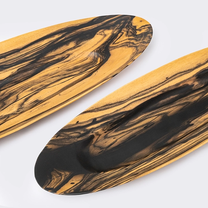 Evelyn handcrafted Platters & plates, detail