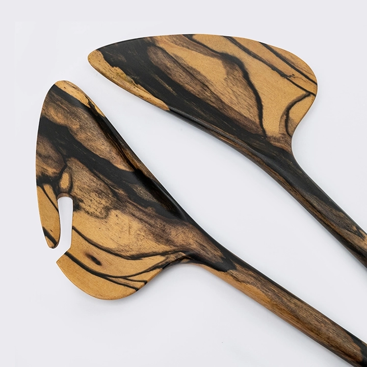 Lyra handcrafted Chopsticks, Spoons & Salad Servers, detail
