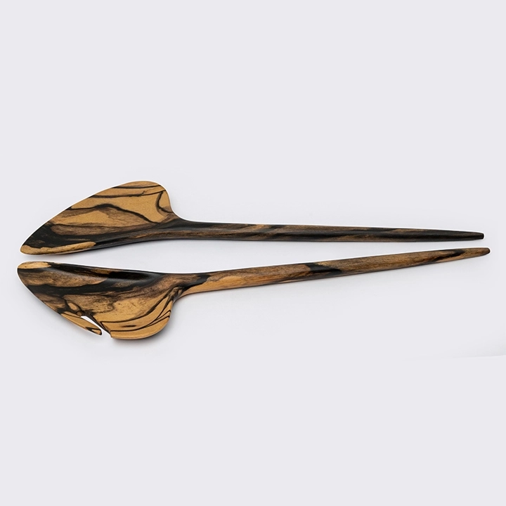 Lyra handcrafted Chopsticks, Spoons & Salad Servers, detail