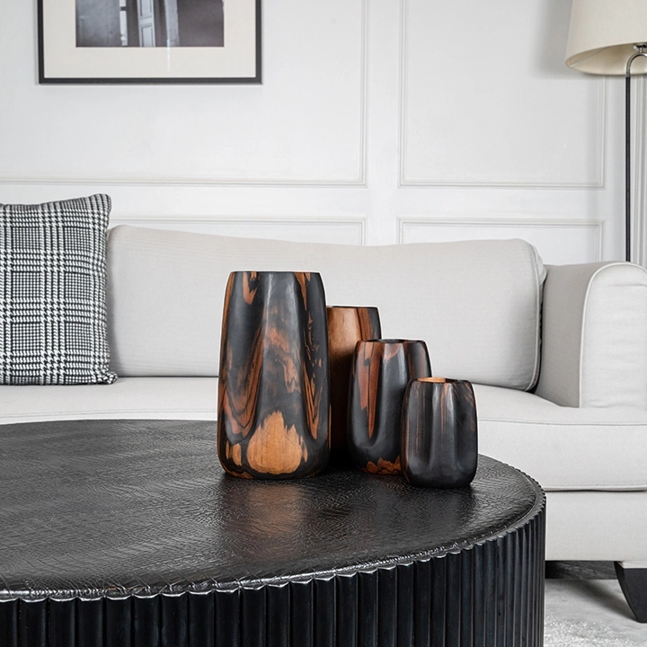 Amara handcrafted Vases, styled in an interior