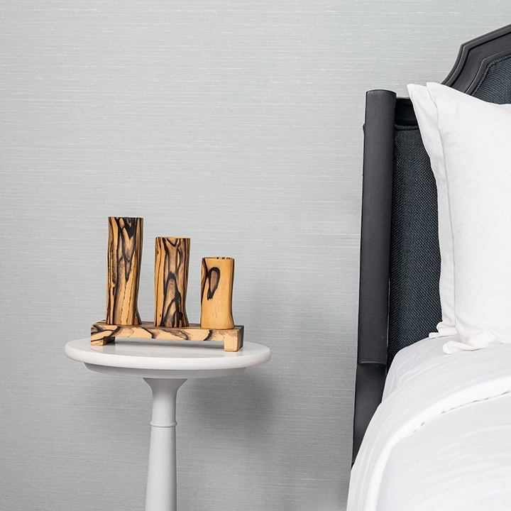 Modigliani set with stand handcrafted Vases, styled in an interior