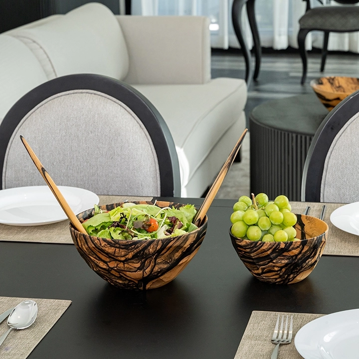 Lava handcrafted Bowls, styled in an interior