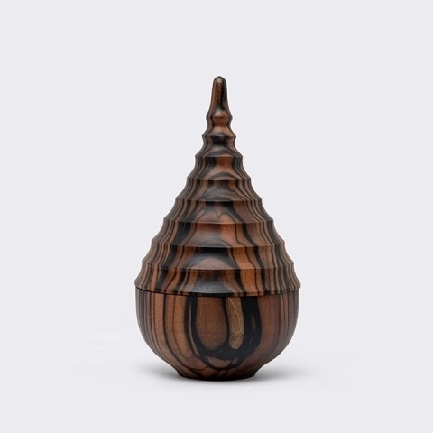 Conica handcrafted Boxes & Jars, studio view