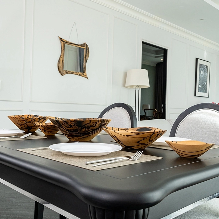 Tender Tank handcrafted Bowls, styled in an interior