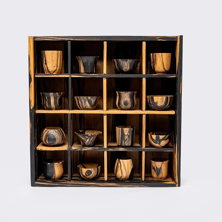 Sake Ecstasy set handcrafted Japanese Inspirations, detail