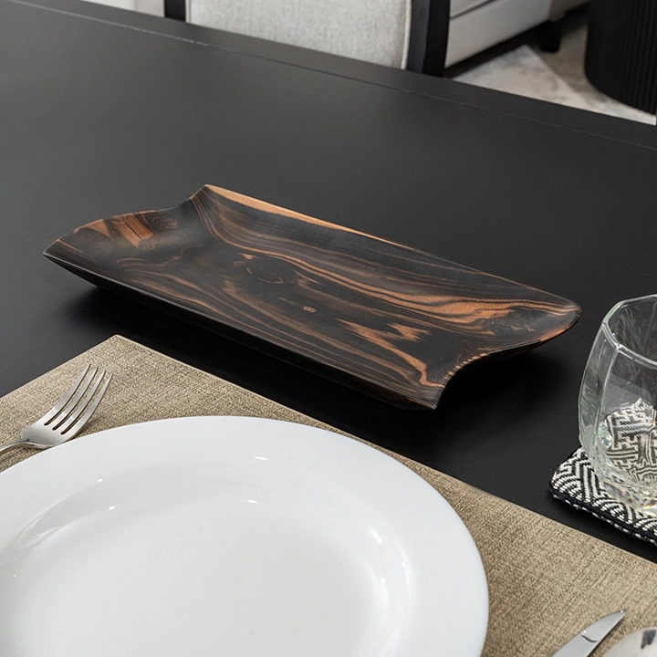 Wave handcrafted Platters & plates, styled in an interior