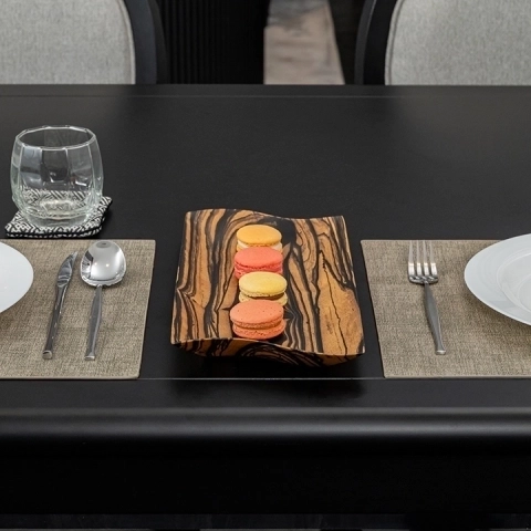Wave handcrafted Platters & plates, styled in an interior