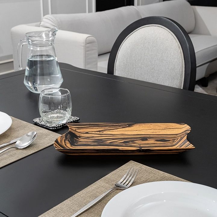 Wave handcrafted Platters & plates, styled in an interior