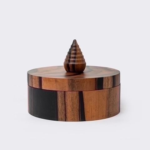 Ama handcrafted Boxes & Jars, studio view