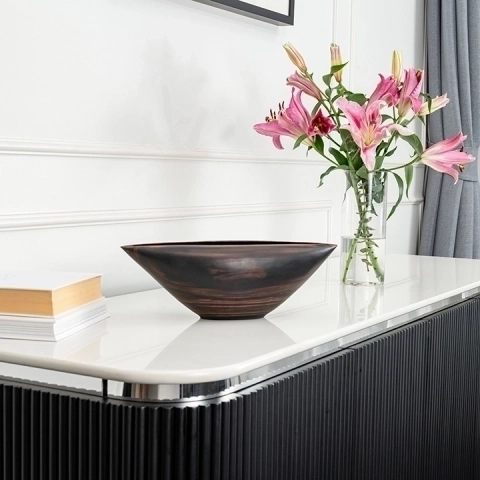 Novah handcrafted Bowls, styled in an interior