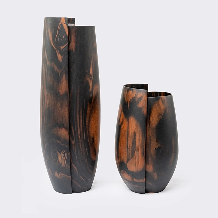 Janus handcrafted Vases, detail