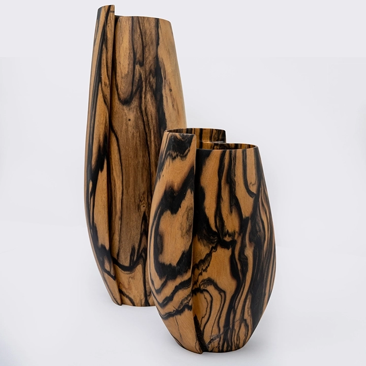 Janus handcrafted Vases, detail