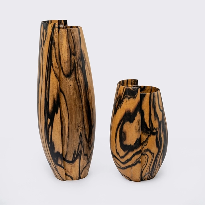 Janus handcrafted Vases, detail