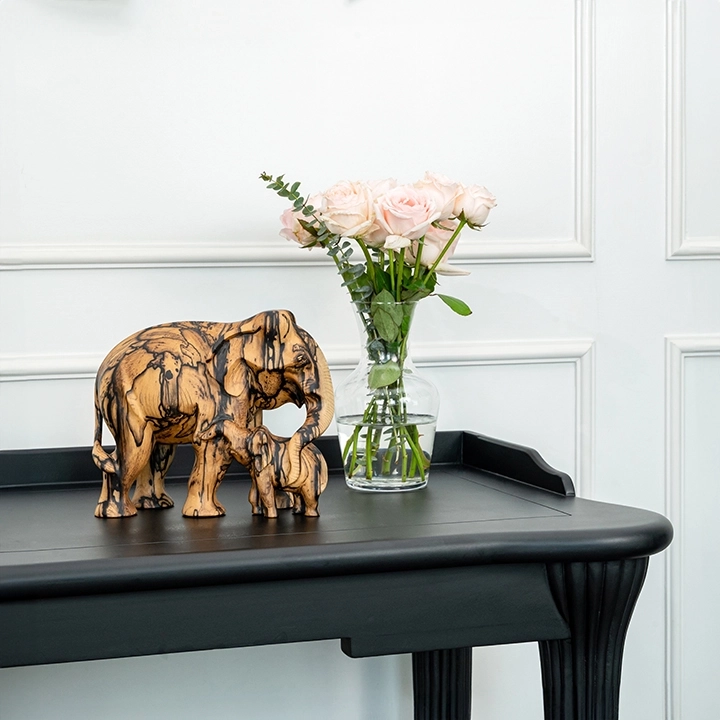 Motherly Love handcrafted Animal Sculptures, styled in an interior