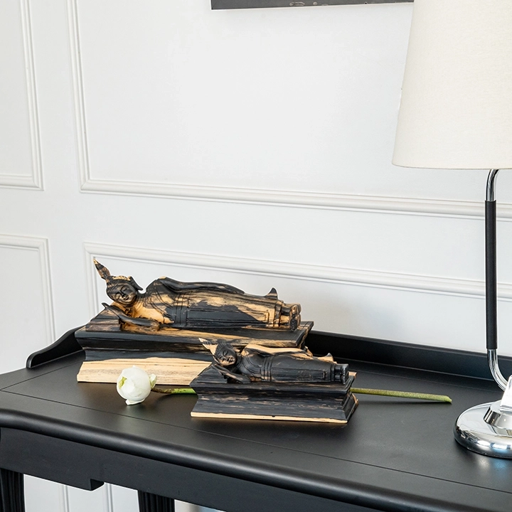 An Kane handcrafted Sacred Art, styled in an interior