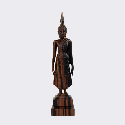Studio shot of the buddha's sculpture