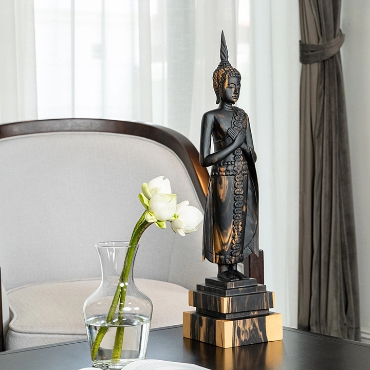 Souk handcrafted Sacred Art, styled in an interior