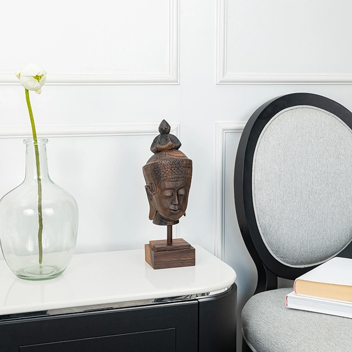 Bao Kery handcrafted Sacred Art, styled in an interior