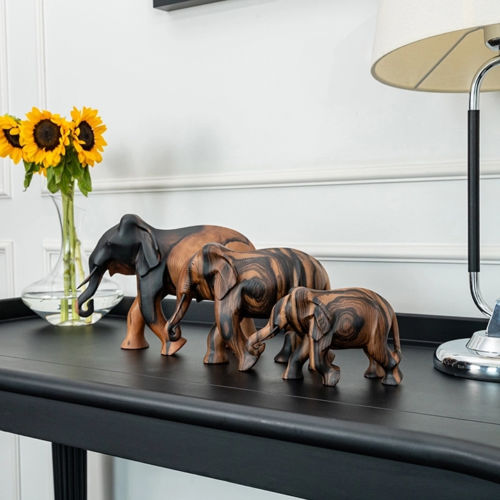 Tara handcrafted Animal Sculptures, styled in an interior