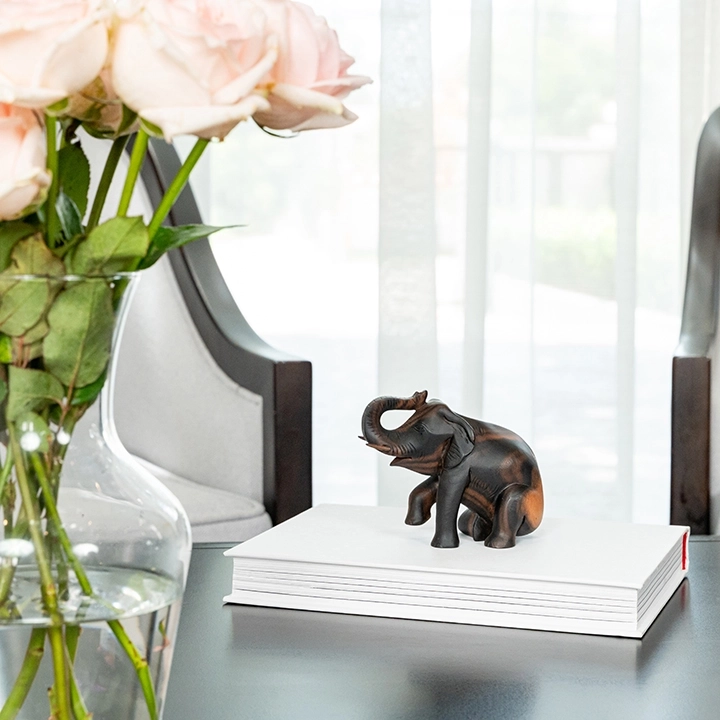 Glee handcrafted Animal Sculptures, styled in an interior