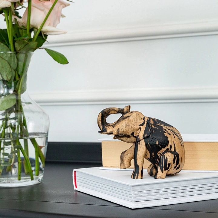 Glee handcrafted Animal Sculptures, styled in an interior