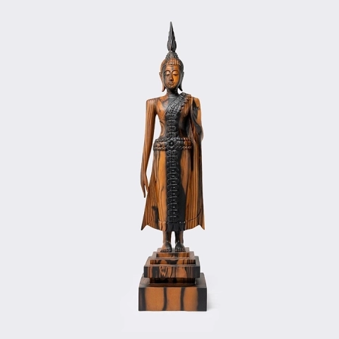 Studio shot of the Buddhda sculpture